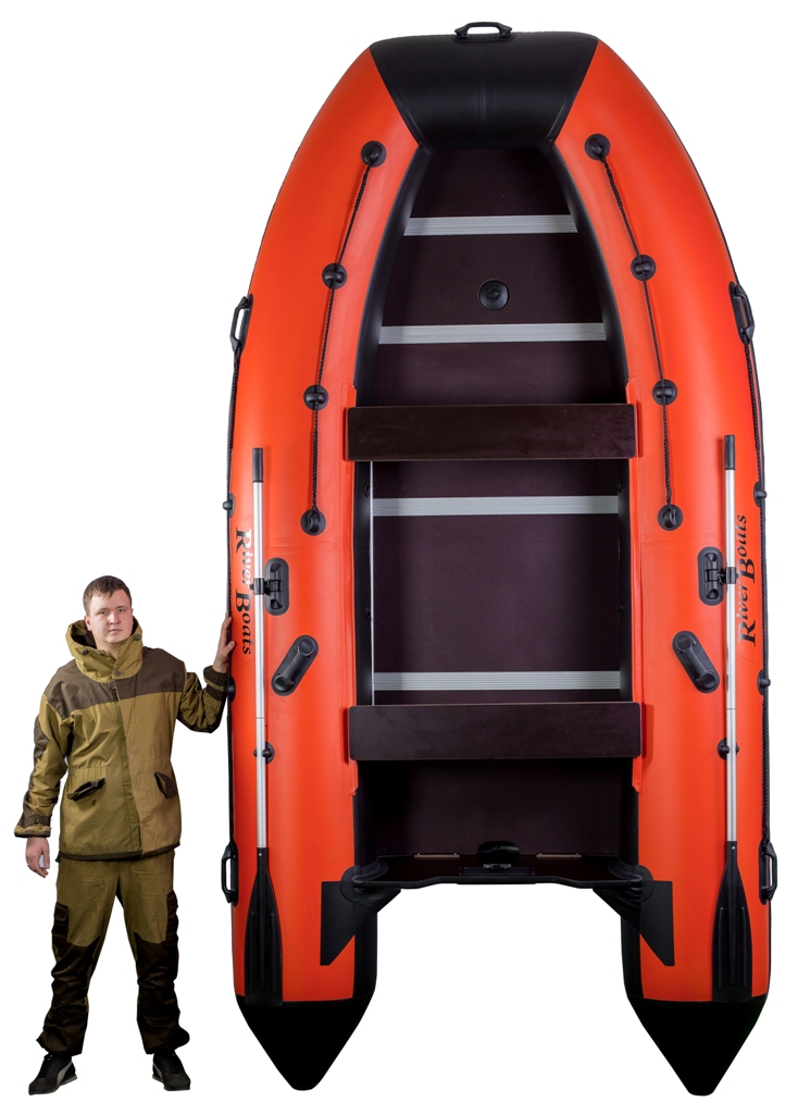 Лодка ПВХ RiverBoats - 390 (Киль)