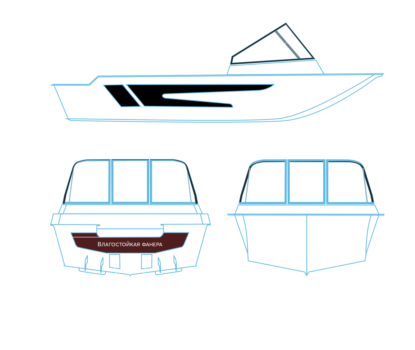 Лодка Swimmer 400-R