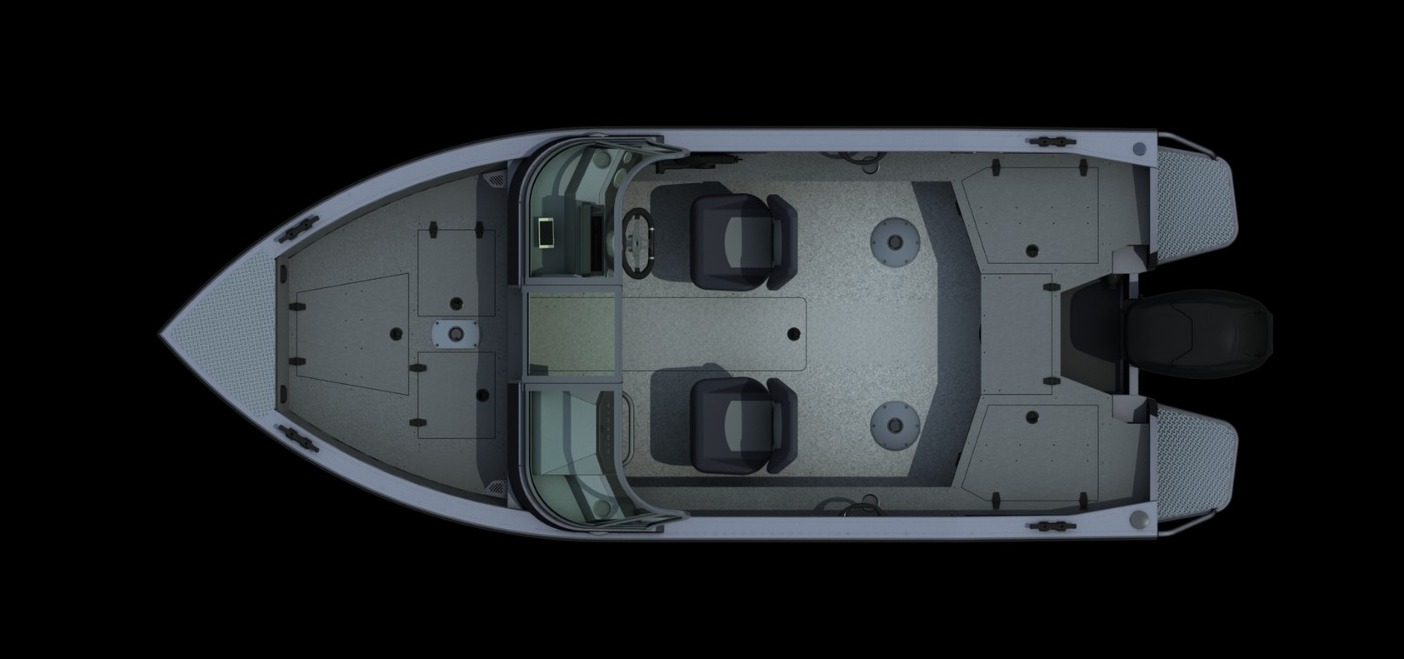 Лодка алюминиевая SIBERIA s4.  Мод. 1