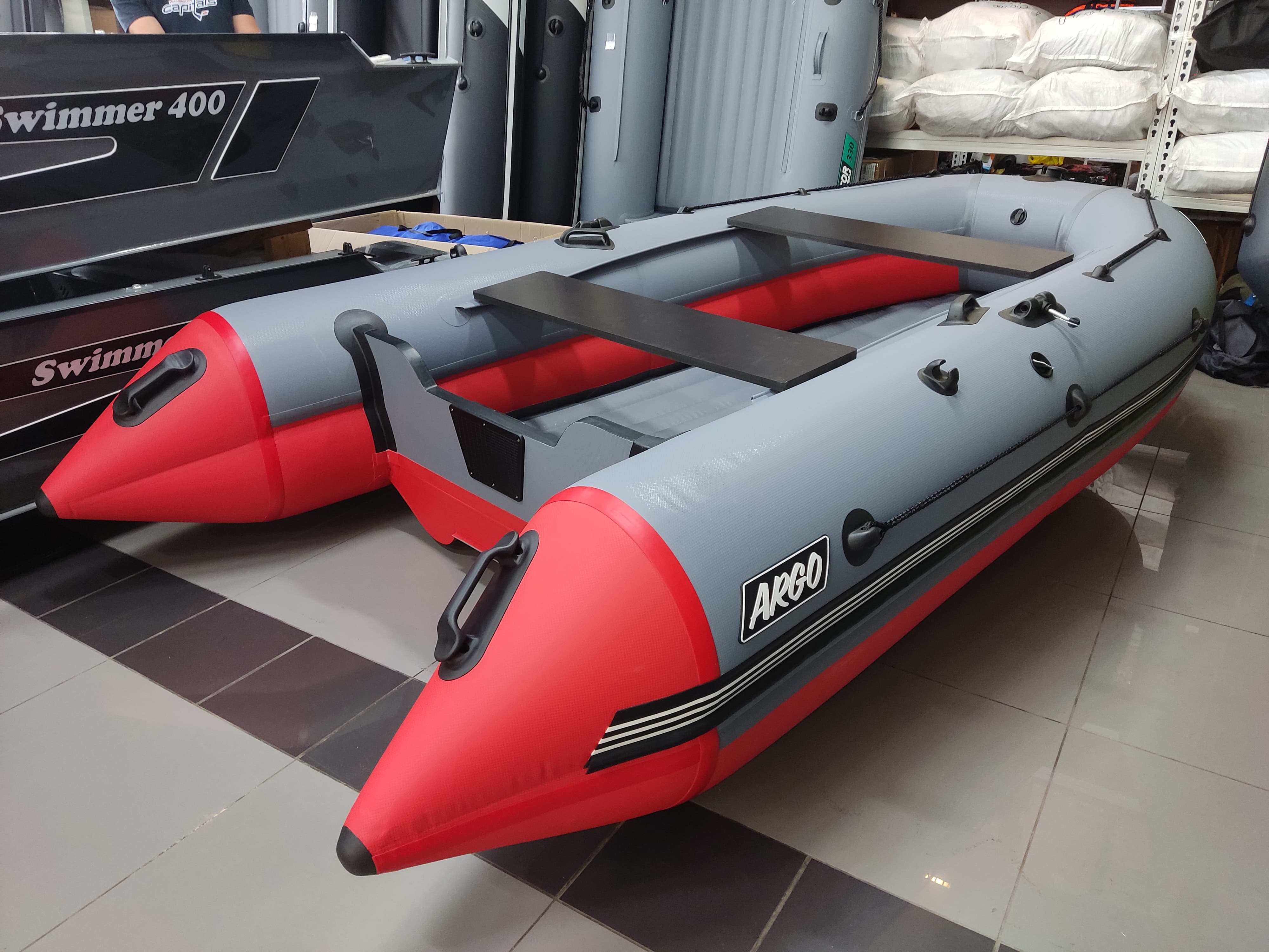 Лодка ПВХ ORCA 380 Арго НД КАРБОН