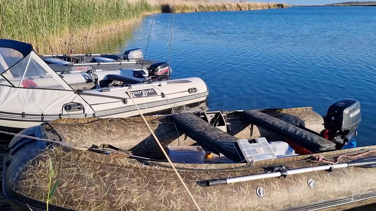 Лодки Solar 380, RiverBoats 410, Antey. СУДАК, САЗАН, ЖЕРЕХ, ЗМЕЕГОЛОВ. Рыбалка на БАЛХАШЕ 2023