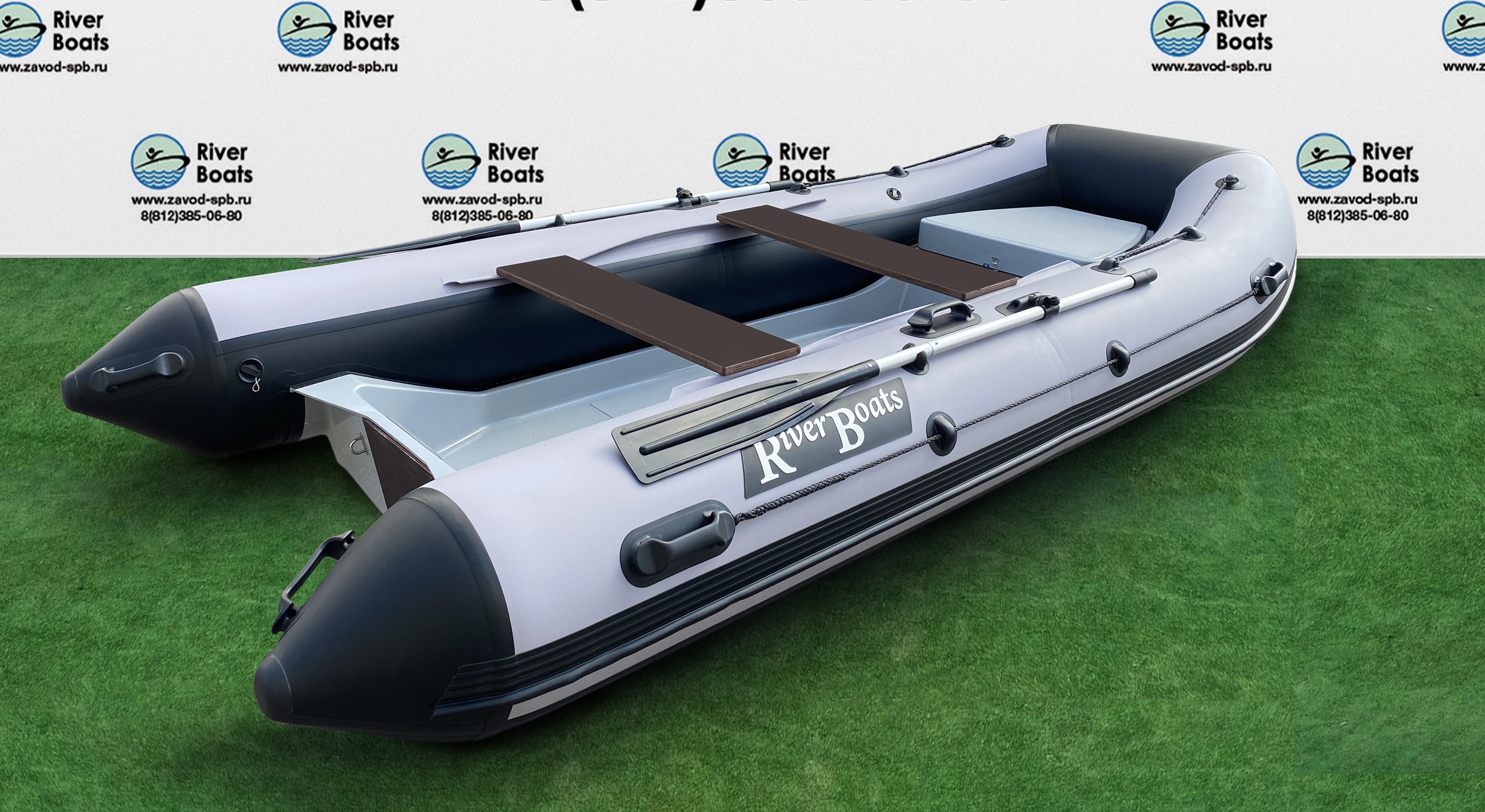 Лодка РИБ RiverBoats RB — 380 (Встроенный рундук) (NEW)