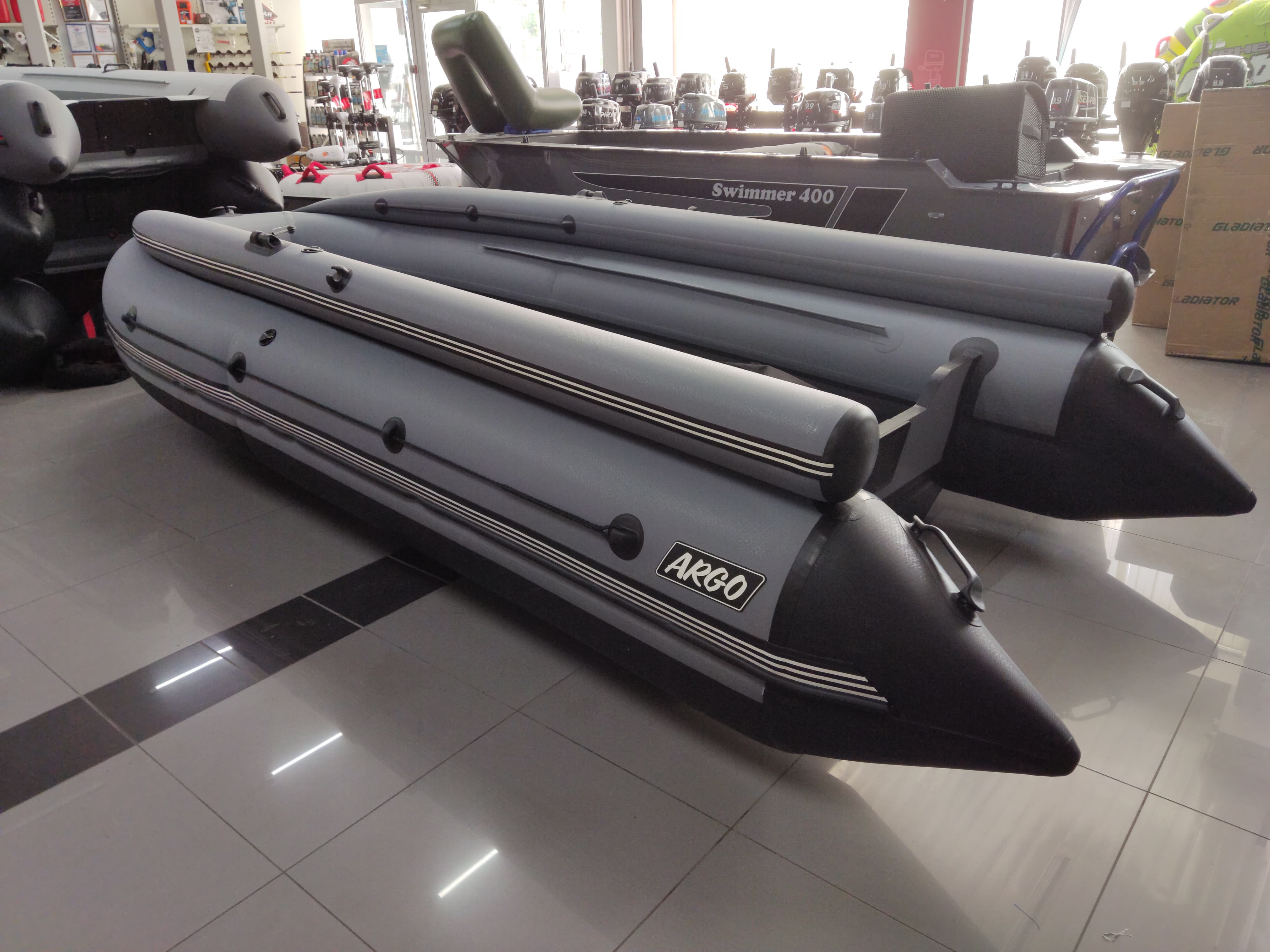 Лодка ПВХ ORCA 440 Арго НД (Фальшборт)