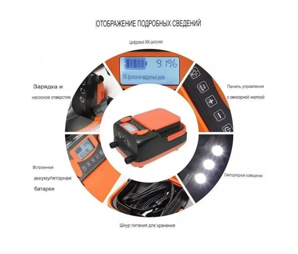Насос аккумуляторный двухступенчатый HT-790