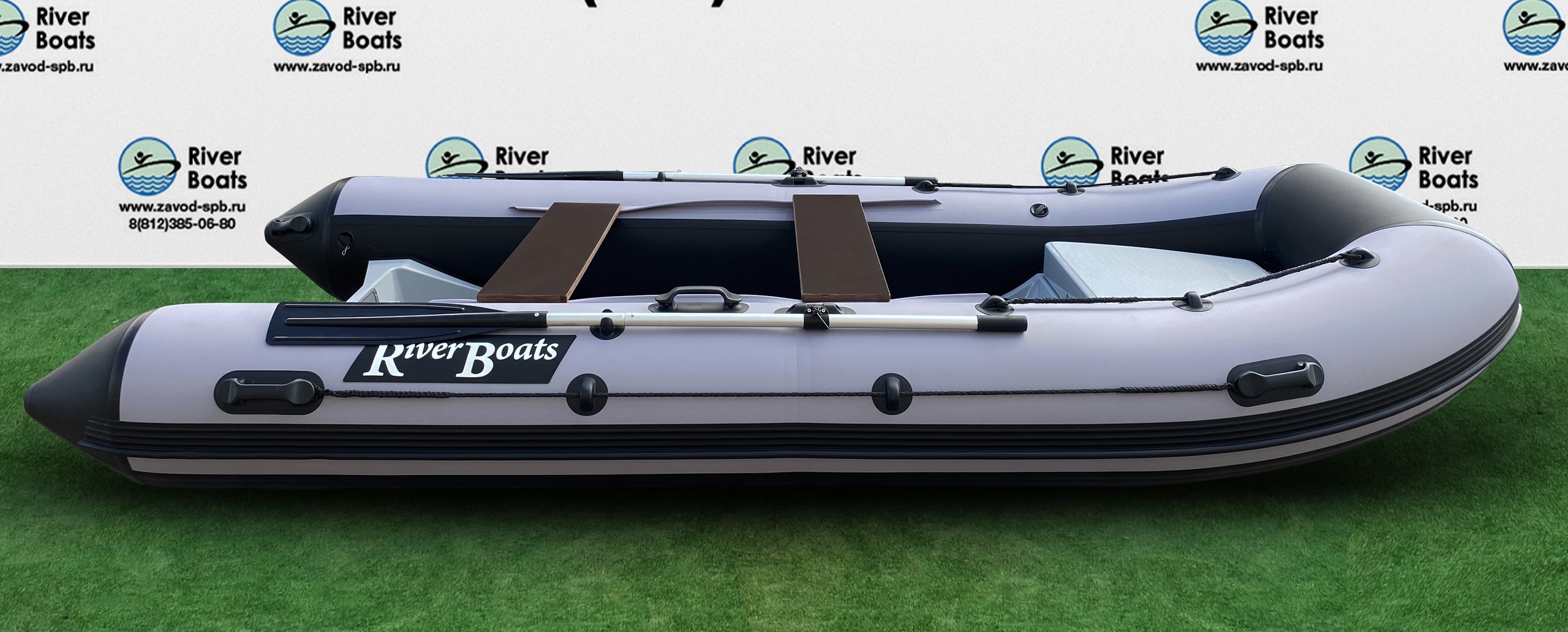 Лодка РИБ RiverBoats RB — 380 (Встроенный рундук) (NEW)