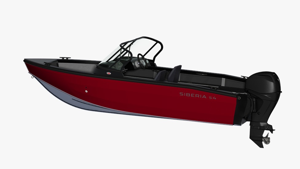 Лодка алюминиевая SIBERIA s4.  Мод. 1