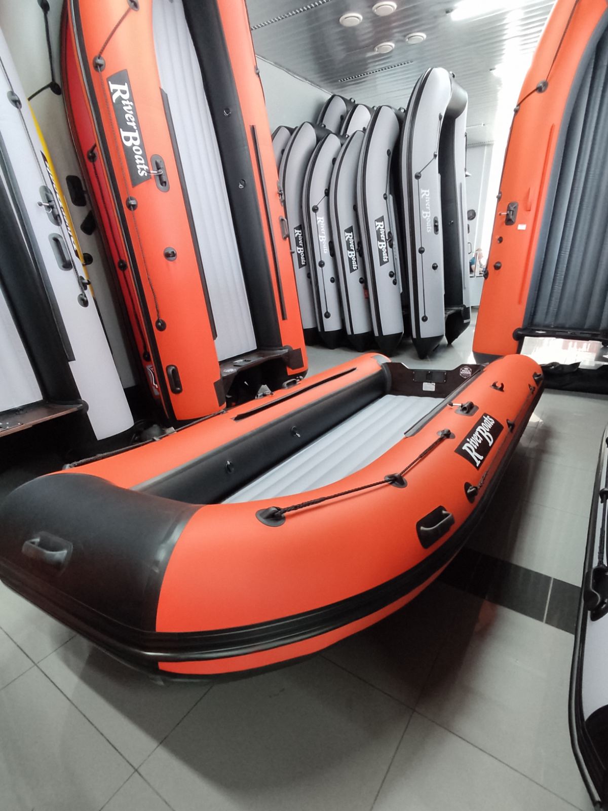Лодка ПВХ RiverBoats — 370 (НДНД)
