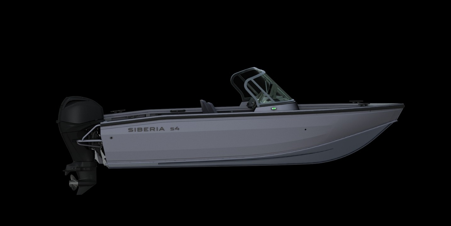 Лодка алюминиевая SIBERIA s4.  Мод. 1