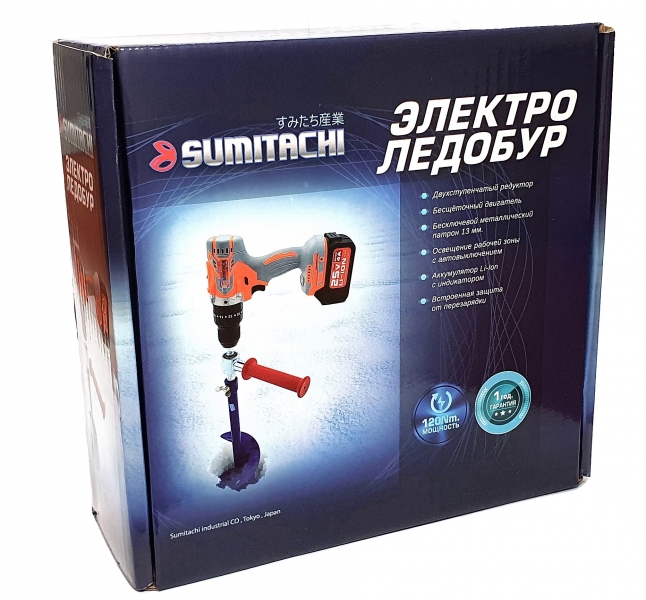 Шуруповерт - электрический ледобур Sumitachi